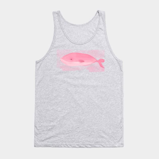 Pink whale Tank Top by Little Miss Arkham